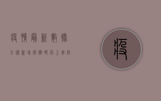 疫情最新数据，全国新增病例破百，上班防疫形势依然严峻