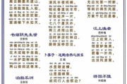 宋词大全有哪些经典名篇_如何高效背诵宋词