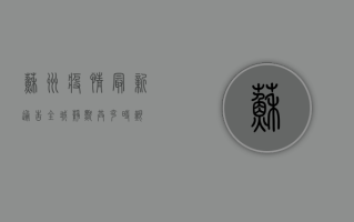苏州疫情最新通告，全城静默，共克时艰！
