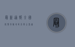 最新通报！全国疫情风险地区名单公布，速看！