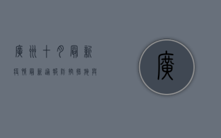 广州十月最新疫情，最新通报、防控措施与科学防护指南