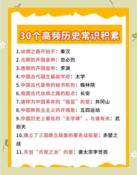 研究历史常识大全_如何快速掌握