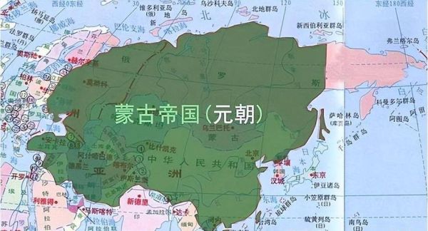 古代中国版图最大疆域_元朝版图到底有多大