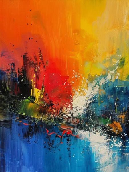 色彩抽象艺术是什么_如何欣赏抽象画