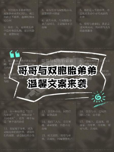 双胞胎文案生活_如何写出共鸣感