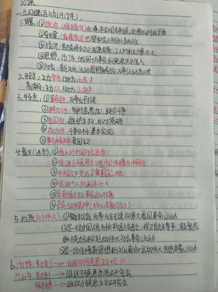 历史笔记大全详解_如何高效整理历史笔记