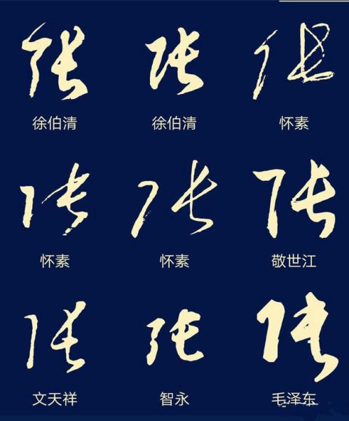 张字艺术怎么写_张字艺术字体有哪些