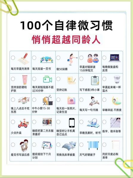 如何保持自律_自律习惯养成方法