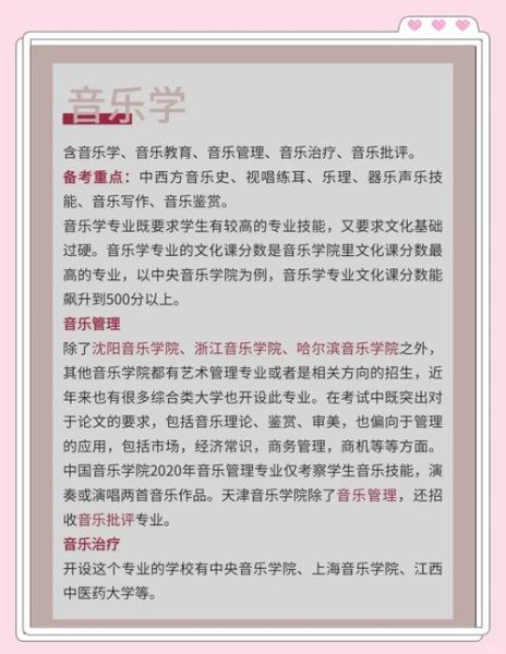 艺术生音乐专业学什么_音乐艺考怎么准备