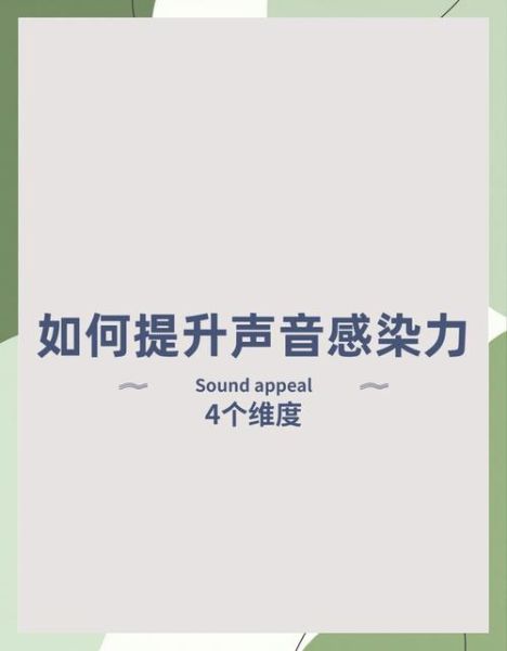 声音的艺术是什么_如何提升声音感染力