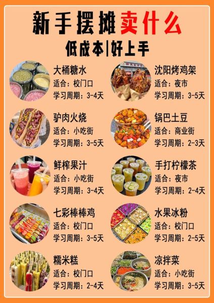 摆摊卖什么最赚钱_新手摆摊如何选品