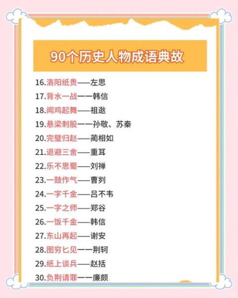历史成语大全视频有哪些_如何高效学习成语典故