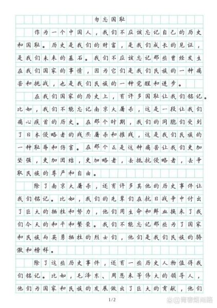 初中历史作文怎么写_历史素材如何运用