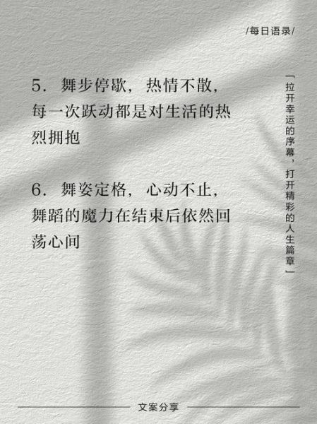 舞蹈文案忠于艺术怎么写_如何打动观众