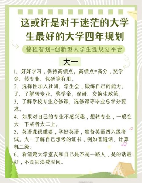 大学生活怎么过才充实_大学如何规划四年