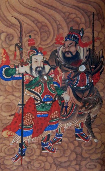 历史名将年画大全_如何挑选收藏级门神