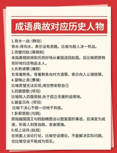 历史成语典故大全_有哪些经典故事