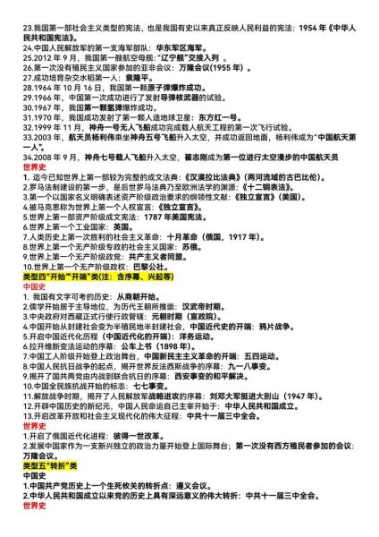 中考历史术语大全_如何快速记忆