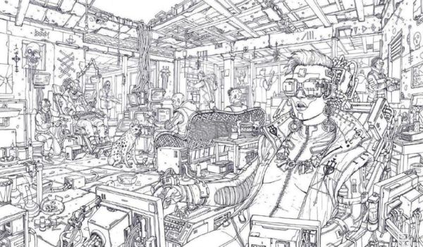 赛博朋克艺术风格是什么_如何创作未来感科幻插画