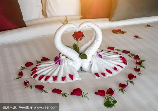 酒店毛巾怎么叠成天鹅_客房毛巾艺术教程