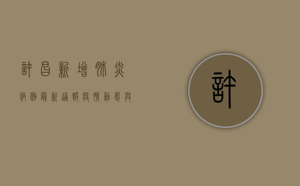许昌新增肺炎病例最新通报，疫情动态与防控措施全解析