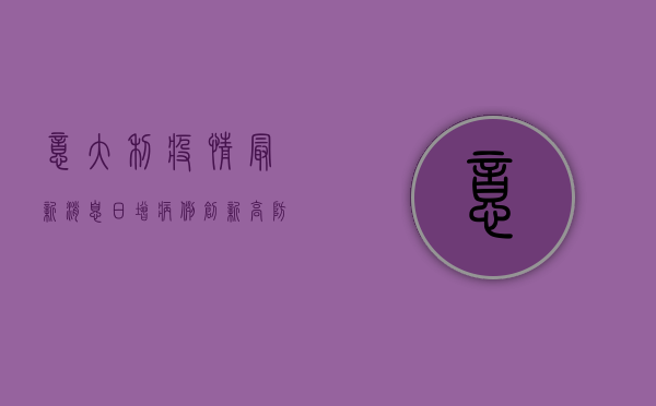 意大利疫情最新消息，日增病例创新高，防控形势依然严峻