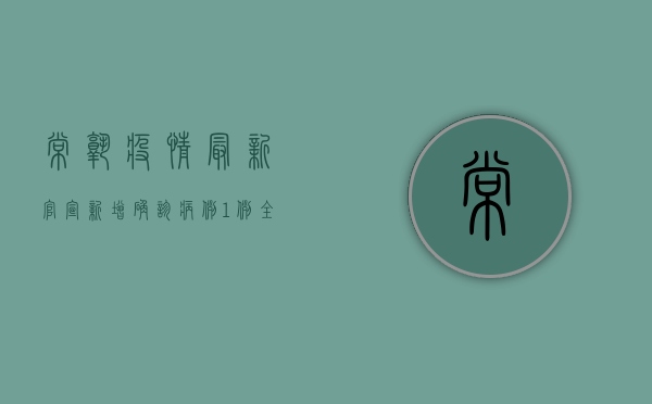 常熟疫情最新官宣，新增确诊病例1例，全市启动III级应急响应！
