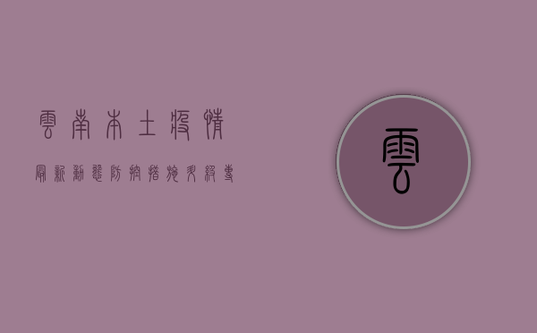 云南本土疫情最新动态，防控措施升级，专家提醒公众注意这些事项！