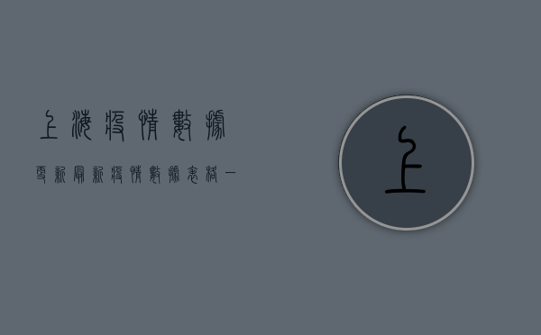 上海疫情数据更新，最新疫情数据表格一览！