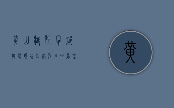 黄山疫情最新数据，现状、防控与未来展望