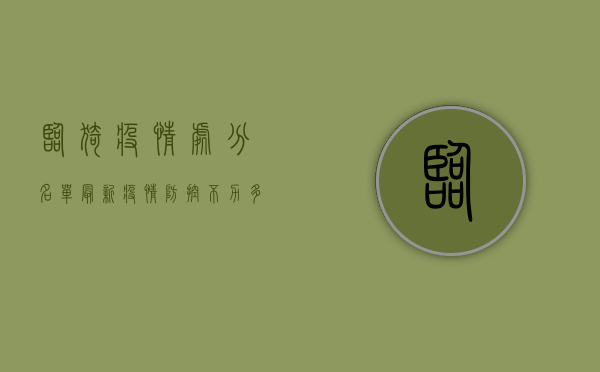 临猗疫情处分名单最新，疫情防控不力多人被追责，基层治理敲响警钟