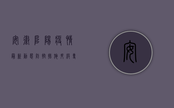 安徽阜阳疫情最新动态，防控措施升级，专家解读防控要点