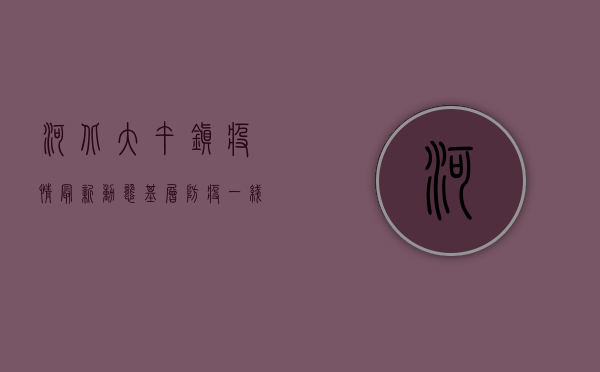 河北大午镇疫情最新动态，基层防疫一线见闻