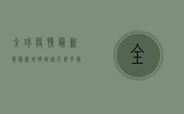全球疫情最新数据，新增确诊超千万，多国疫情形势依然严峻