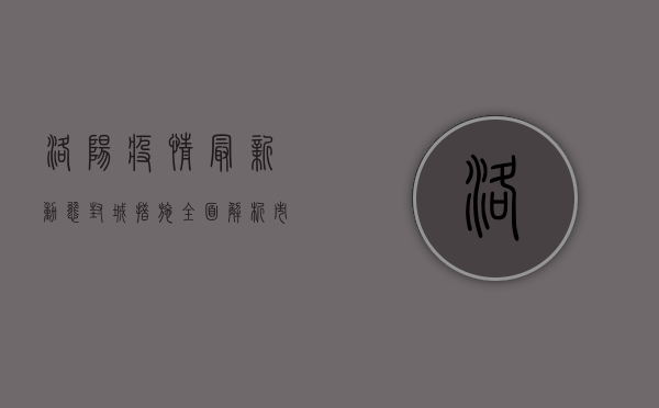 洛阳疫情最新动态，封城措施全面解析，市民生活如何调整？