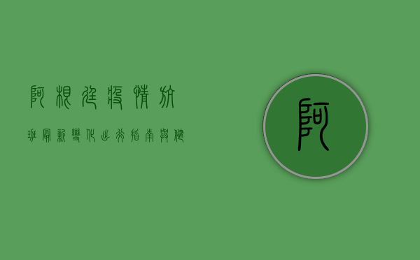 阿根廷疫情航班最新变化，出行指南与健康要求全解析