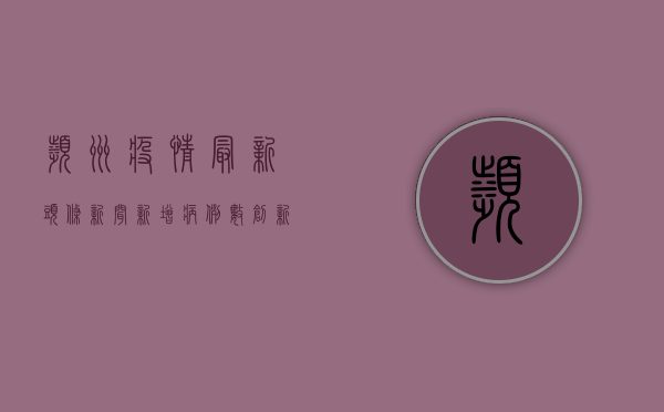 滨州疫情最新头条新闻，新增病例数创新高，防控措施全面升级！