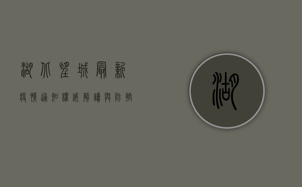湖北望城最新疫情通知，权威解读与防控指南