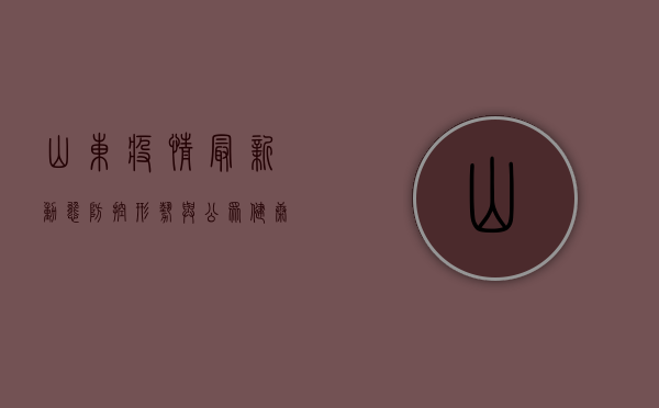 山东疫情最新动态，防控形势与公众健康防护指南