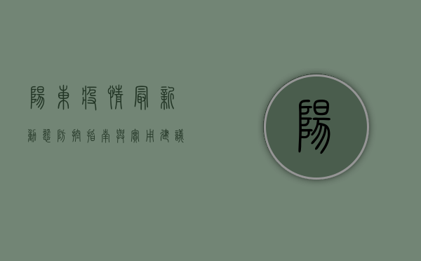 阳东疫情最新动态，防控指南与实用建议