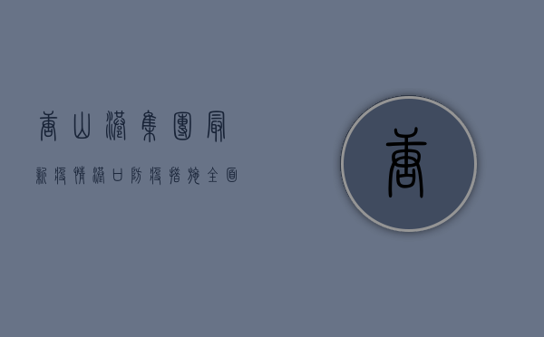 唐山港集团最新疫情，港口防疫措施全面升级，保障物流畅通
