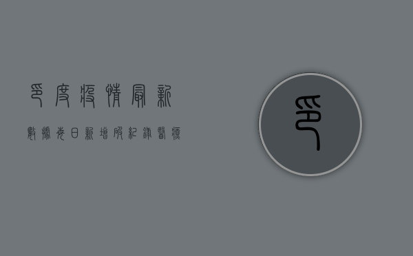 印度疫情最新数据，每日新增破纪录，医疗系统面临崩溃边缘