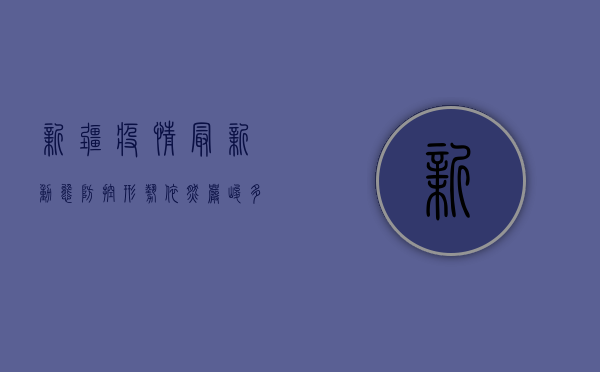 新疆疫情最新动态，防控形势依然严峻，多措并举保障民生