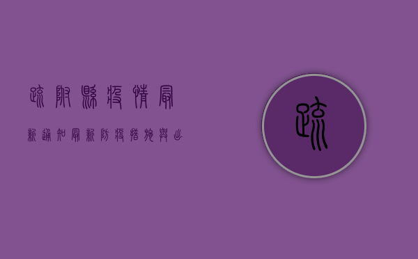 疏附县疫情最新通知，最新防疫措施与出行指南