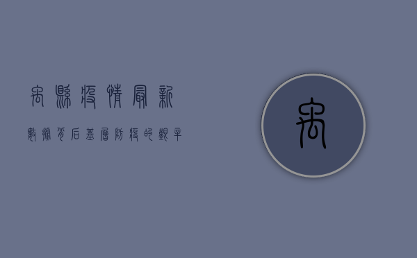禹县疫情最新数据背后，基层防疫的艰辛与希望
