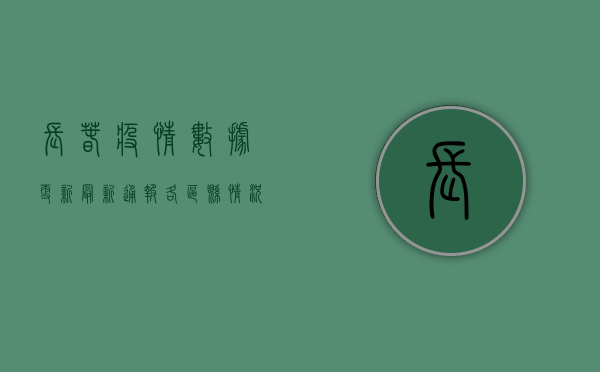 长春疫情数据更新，最新通报，各区县情况一览！