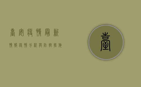 台安疫情最新情报，疫情分析与防控措施详解
