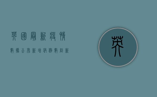 英国最新疫情数据公布，新增病例数创新高