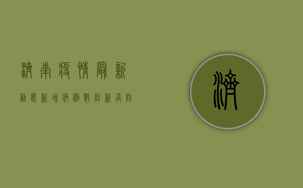 济南疫情最新动态，新增病例数创新高，防控形势依然严峻